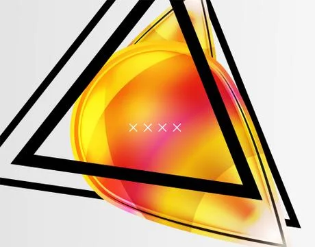 Abstract background - glossy glass bubbles, abstract sphere shapes. Vector Illustrazione stock