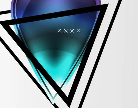 Abstract background - glossy glass bubbles, abstract sphere shapes. Vector Illustrazione stock