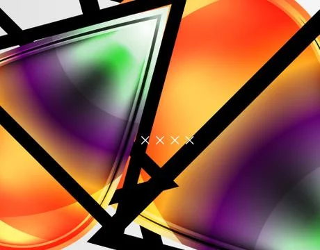 Abstract background - glossy glass bubbles, abstract sphere shapes. Vector 스톡 일러스트