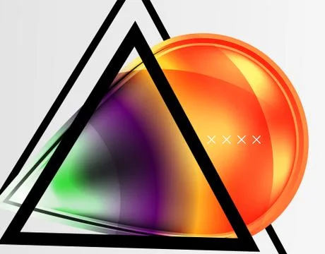Abstract background - glossy glass bubbles, abstract sphere shapes. Vector 스톡 일러스트