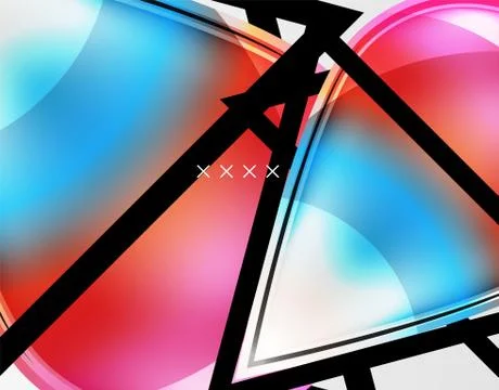 Abstract background - glossy glass bubbles, abstract sphere shapes. Vector 스톡 일러스트