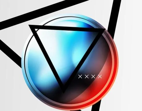 Abstract background - glossy glass bubbles, abstract sphere shapes. Vector 스톡 일러스트