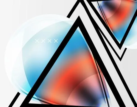 Abstract background - glossy glass bubbles, abstract sphere shapes. Vector 스톡 일러스트