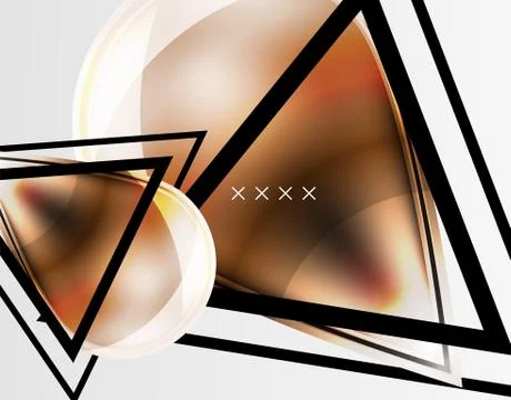 Abstract background - glossy glass bubbles, abstract sphere shapes. Vector Stockillustratie