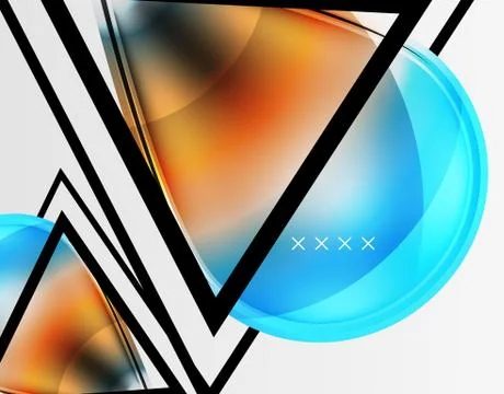 Abstract background - glossy glass bubbles, abstract sphere shapes. Vector Illustrazione stock