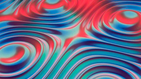 Abstract background with glossy texture in green, blue and red tones Stock Illustration