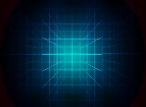 Abstract background with glow lines Stockillustratie