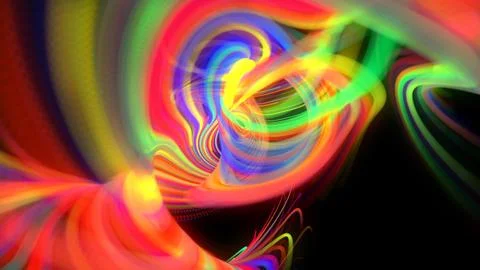 Abstract background glow lines or light streaks. Running lights particles form Stock Illustration