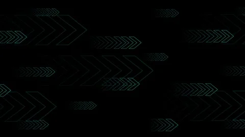 Abstract background with glowing arrow chevrons and moving line patterns an.. Stock Footage 337085267