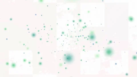 Abstract background with glowing blue and green particle flow effect Stock Footage 322906175