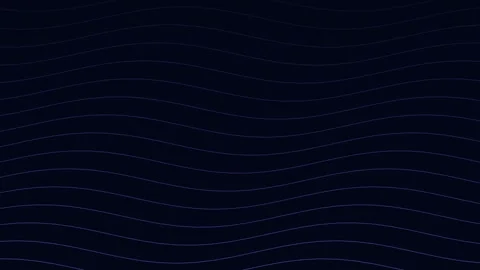 Abstract background with glowing blue dotted lines in a wave pattern Video stock 336263454