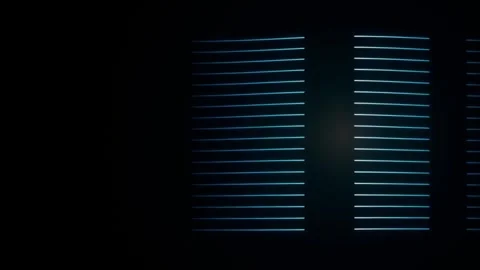 Abstract background with glowing blue horizontal lines light streaks video Видео 343611626
