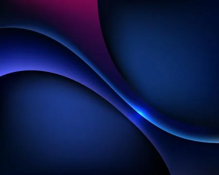 Abstract background with glowing blue light and smooth purple gradients mod.. イラスト素材