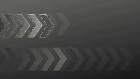 Abstract background with glowing chevron arrows and dark gradient space mod.. Stock Footage 336755360