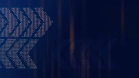 Abstract background with glowing chevron arrows and digital pattern suggest.. Stock Footage 336874800