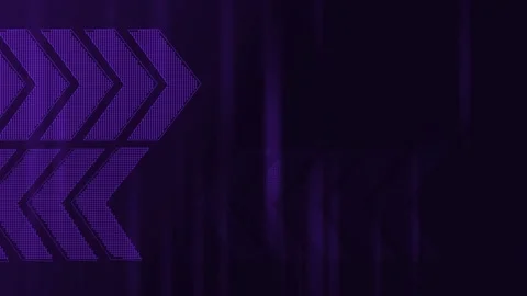 Abstract background with glowing chevron arrows and digital pattern suggest.. Stock Footage 336874806
