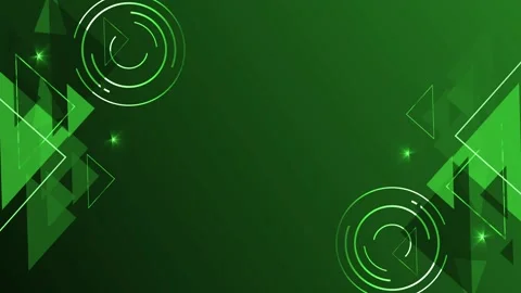 Abstract background with glowing circles triangles and sparkles modern desi.. Stock Footage 336902968