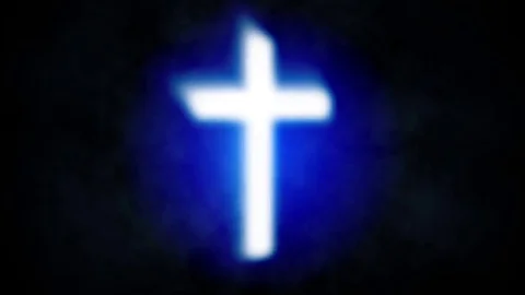 Abstract background with glowing cross Stock Footage 71170467