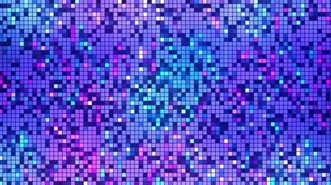 Abstract background, glowing dots, screen pixels Stock Photos