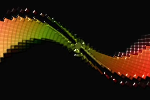 Abstract background with glowing effect Stock Illustration