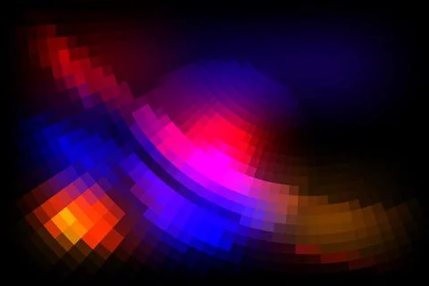 Abstract background with glowing effect Illustrazione stock