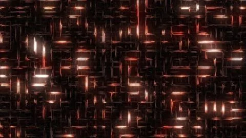 Abstract background of glowing electrical lines Stock Illustration