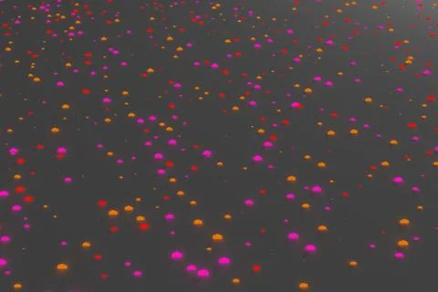 Abstract background with glowing elements and shadow.3d render Stock Illustration