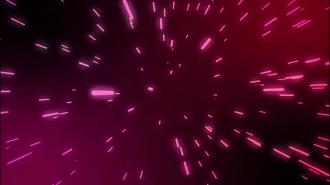Abstract background with glowing flying neon lines Video stock 310609889