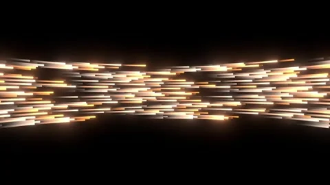 Abstract background with glowing horizontal lines of light in motion Vidéo 337799195