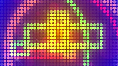 Abstract background of glowing light display with flashes Видео 65821273