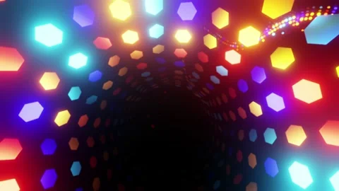 Abstract background with glowing lights, holiday lights Stock Footage 220534287