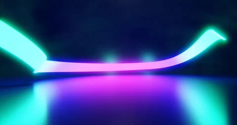 Abstract background with glowing line Video stock 260625628