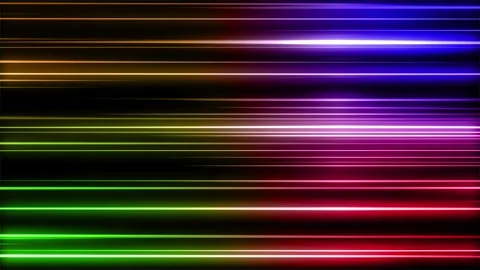 Abstract background with glowing lines, Abstract lines, speed of light Stock Footage 246575255