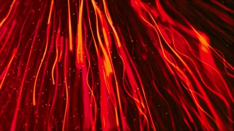 Abstract background with glowing lines and small particles motion Stock Footage 327570185