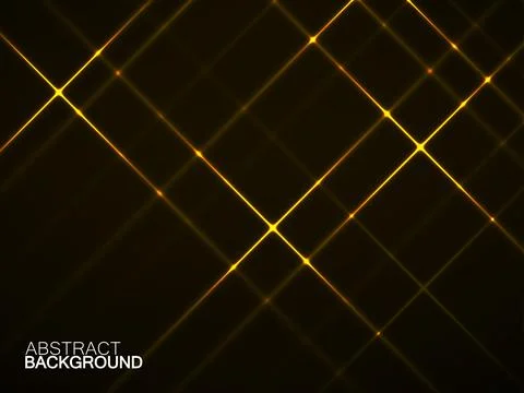 Abstract background with glowing lines, neon stripes, technology concept Stock Illustration