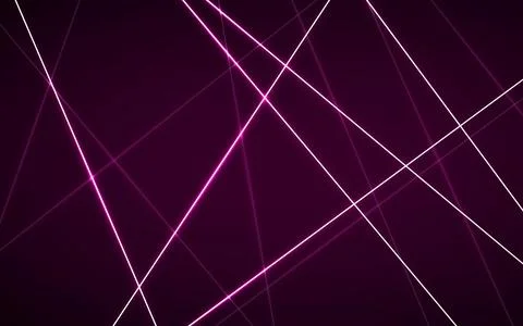 Abstract background with glowing lines, neon stripes, technology concept Stock Illustration