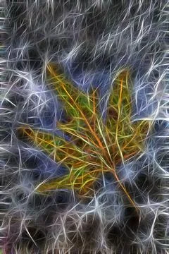 Abstract background with glowing lines Foto stock
