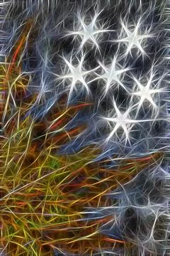 Abstract background with glowing lines Stockfoto's