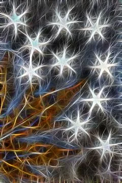 Abstract background with glowing lines Stock Photos
