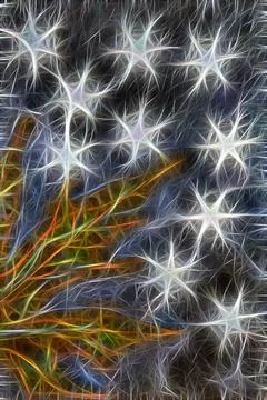 Abstract background with glowing lines Stock Photos