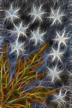 Abstract background with glowing lines Stock Photos