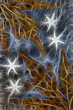 Abstract background with glowing lines 스톡 사진