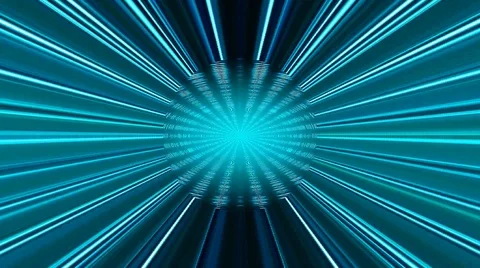 Abstract background, glowing lines that regulate beautiful colorful movements Video stock 126364021