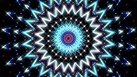 Abstract background, glowing lines that regulate beautiful colorful movements Video stock 170043732