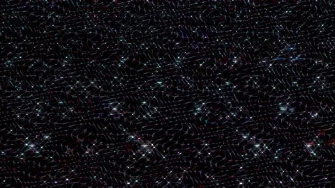 Abstract background, glowing lines that regulate beautiful colorful movements Stock-Footage 193008905