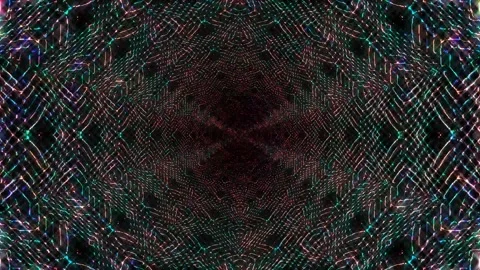 Abstract background, glowing lines that regulate beautiful colorful movements Stock Footage 205125429