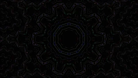 Abstract background, glowing lines that regulate beautiful colorful movements Video stock 209530862