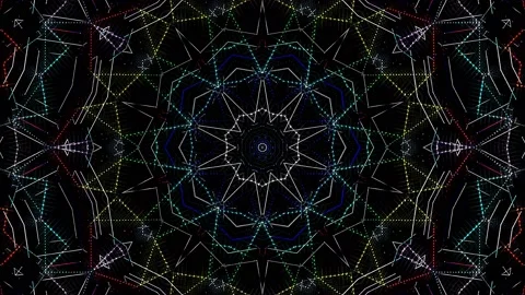 Abstract background, glowing lines that regulate beautiful colorful movements Stock-Footage 211750679