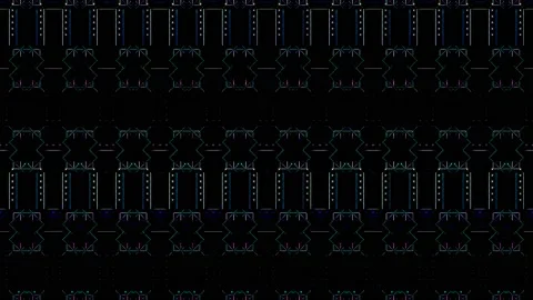 Abstract background, glowing lines that regulate beautiful colorful movements Video stock 219337891