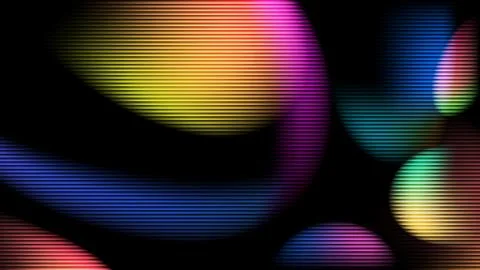 Abstract background with glowing multicolored gradient shapes and textured .. 库存插图